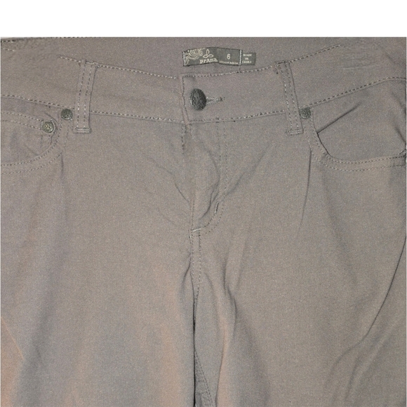 Prana Brenna Mid Rise Skinny Moto Outdoor Stretch Pants - Ladies Size 6 - Picture 2 of 10